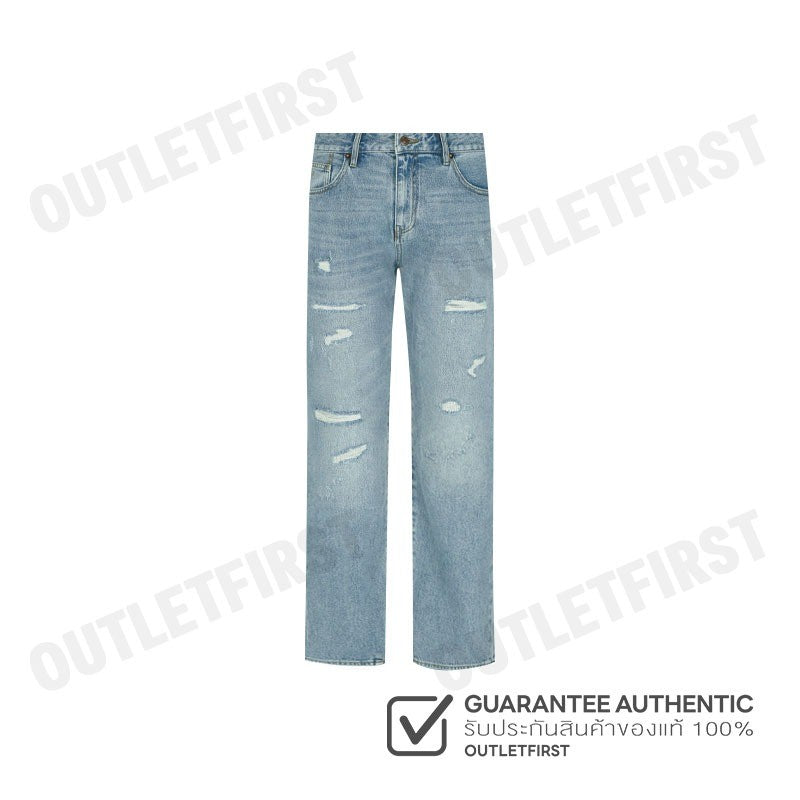 ARMANI EXCHANGE รุ่น MEN'S J13 SLIM FIT JEANS IN INDIGO DENIM CODE: 6DZJ13 Z1YRZ 25EU กางเกงยีนส์ผู้ชาย กางเกงขายาว