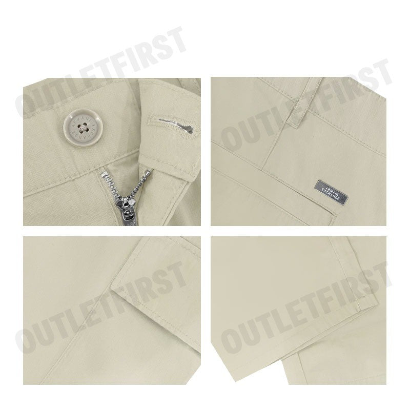 ARMANI EXCHANGE รุ่น MEN'S PANTALONE CODE: 3DZP03 ZN3SZ 1795 กางเกงขายาวผู้ชาย สีเบจ กางเกงอมานี่