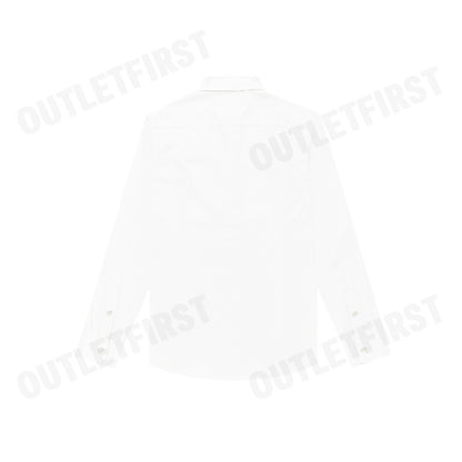 JOHN HENRY รุ่น MEN'S LONG SLEEVES SLIM FIT SHIRT (WHITE) CODE: JH F624MSLSM52 เสื้อเชิ้ตแขนยาวผู้ชาย เสื้อสีขาว สลิมฟิต