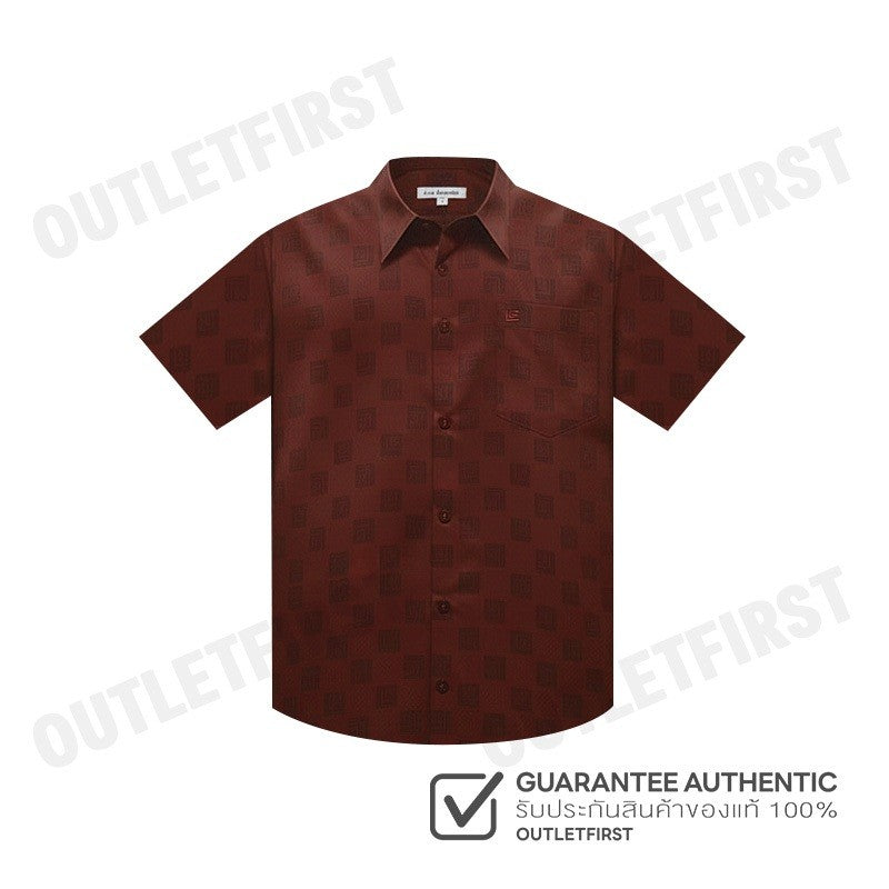 GUY LAROCHE รุ่น MAN'S SHORT SLEEVES SHIRT CODE: BAC9207W3RE เสื้อเชิ้ต เสื้อแขนสั้น เสื้อผู้ชาย
