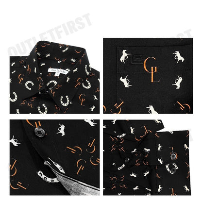 GUY LAROCHE รุ่น MAN'S LONG SLEEVES SHIRT CODE: BAB5202W3BL เสื้อเชิ้ต เสื้อแขนยาว เสื้อผู้ชาย