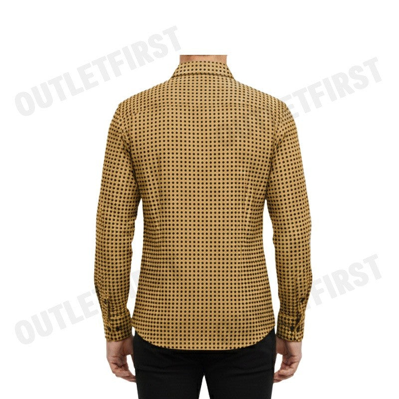 GUY LAROCHE รุ่น MAN'S LONG SLEEVES SHIRT CODE: BAB9200S4BR เสื้อเชิ้ต เสื้อแขนยาว เสื้อผู้ชาย