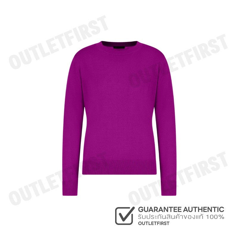 ARMANI EXCHANGE รุ่น WOMEN'S ROUND NECK SWEATER WITH EMBROIDERED LOGO CODE: 6DYM1J YME3Z 7420 เสื้อสเวตเตอร์เสื้อผู้หญิง