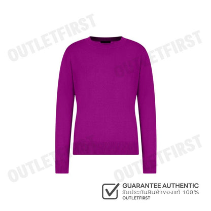 ARMANI EXCHANGE รุ่น WOMEN'S ROUND NECK SWEATER WITH EMBROIDERED LOGO CODE: 6DYM1J YME3Z 7420 เสื้อสเวตเตอร์เสื้อผู้หญิง