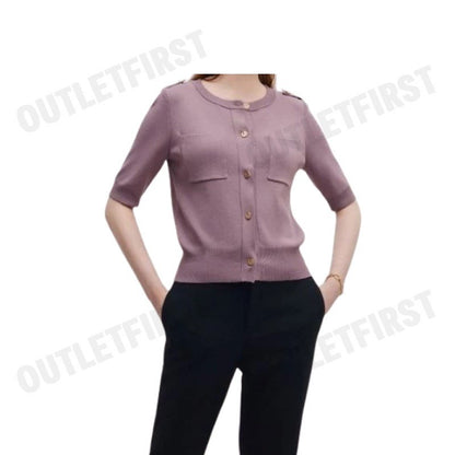 G2000 รุ่น WOMEN'S REGULAR FIT CARDIGAN CODE: 46276311 25 เสื้อคาร์ดิแกน เสื้อผู้หญิง เสื้อสีม่วง