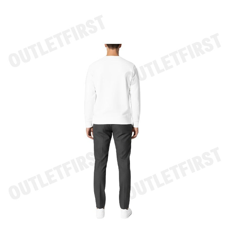 JOHN HENRY รุ่น MEN'S SLIM FIT SWEATER (WHITE) CODE: JH S125MPUSM18 เสื้อสเวตเตอร์ผู้ชาย เสื้อสีขาว แขนยาว
