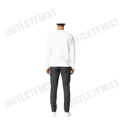 JOHN HENRY รุ่น MEN'S SLIM FIT SWEATER (WHITE) CODE: JH S125MPUSM18 เสื้อสเวตเตอร์ผู้ชาย เสื้อสีขาว แขนยาว