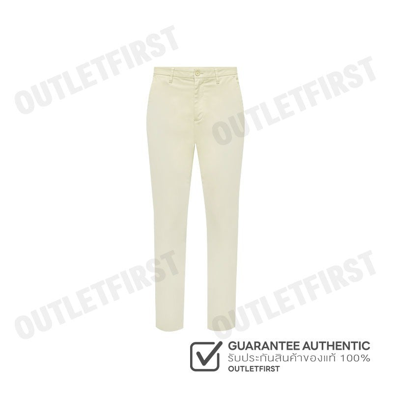 ARMANI EXCHANGE รุ่น MEN'S COTTON GABARDINE CHINO PANTS CODE: 3DZP07 ZN3TZ 1792 กางเกงขายาว กางเกงผู้ชาย สีเบจ