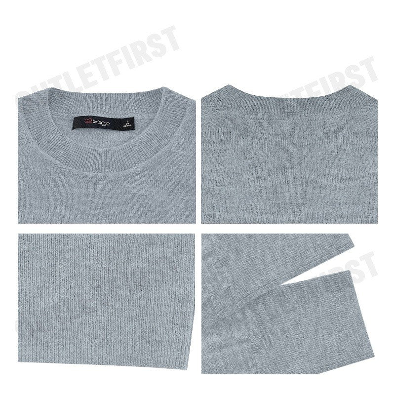 G2000 รุ่น WOMEN'S REGULAR FIT SWEATER CODE: 4627500197 เสื้อสเวตเตอร์ผู้หญิง เสื้อสเวตเตอร์สีเทา เสื้อสเวตเตอร์จีทู