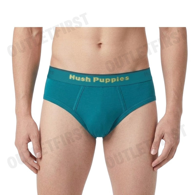 HUSH PUPPIES รุ่น MEN'S FASHION BRIEFS CODE: HU H2FN002E (GREEN) กางเกงชั้นในผู้ชาย กางเกงสีเขียว กางเกงฮัชพัพพีส์