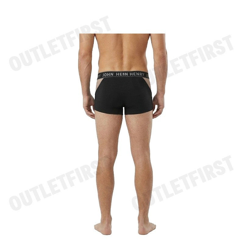 JOHN HENRY รุ่น UNDERWEAR FASHION MEN'S BOXER BRIEFS CODE: JU JU3ME001 (BLACK) กางเกงชั้นในผู้ชาย กางเกงในซีทรู