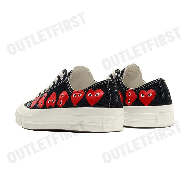 PLAY COMME DES GARÇONS X CONVERSE CHUCK 70 MULTI HEART