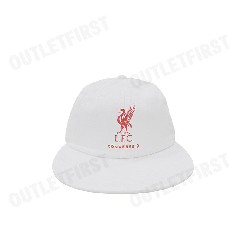 L.F.C X CONVERSE รุ่น CROSS 6 PANEL CAP CODE: 10026276 A02 หมวกแก็ป หมวกลิเวอร์พูล หมวกเบสบอล