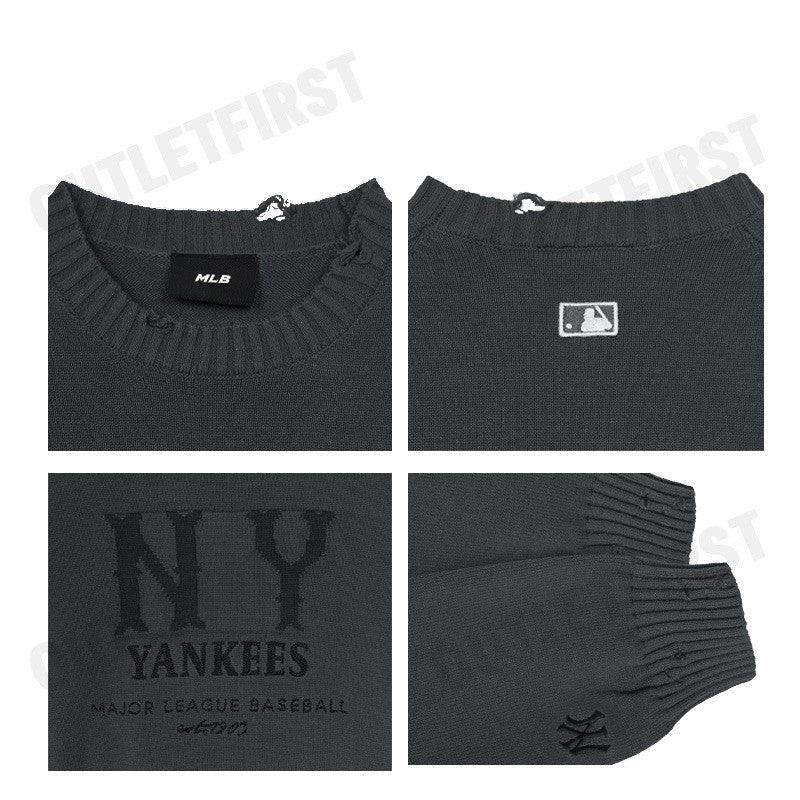 MLB รุ่น WOMEN S BASIC VINTAGE COOPERS LOGO KNITTED PULLOVER CODE: 3FKPB0151 50CGD เสื้อสเวตเตอร์ผู้หญิง เสื้อแขนยาว