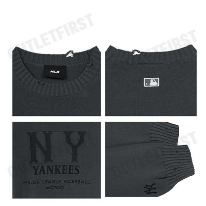 MLB รุ่น WOMEN S BASIC VINTAGE COOPERS LOGO KNITTED PULLOVER CODE: 3FKPB0151 50CGD เสื้อสเวตเตอร์ผู้หญิง เสื้อแขนยาว