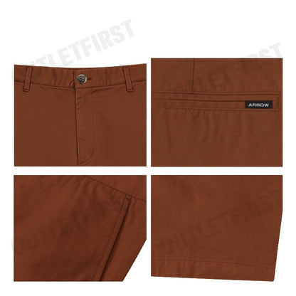 ARROW รุ่น: MEN'S SHORT PANTS COMFORT FIT CODE: MHCC7V1W3CRCO กางเกงขาสั้น กางเกงผู้ชาย สีน้ำตาล
