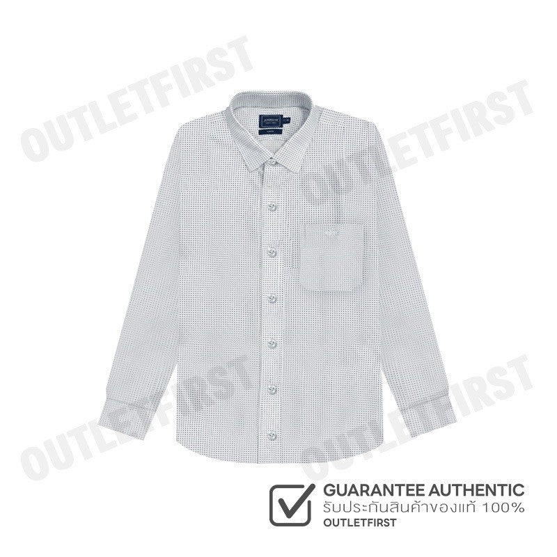 ARROW รุ่น MEN'S BAMBOO SHIRT CODE: MACS619W3BSWH เสื้อเชิ้ต เสื้อแขนยาว เสื้อผู้ชาย