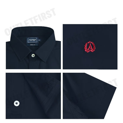 ARROW รุ่น MEN'S SHORT SLEEVES SMART FIT SHIRT CODE: MACM710S3CSNV เสื้อเชิ้ต เสื้อแขนสั้น เสื้อเชิ้ตผู้ชาย