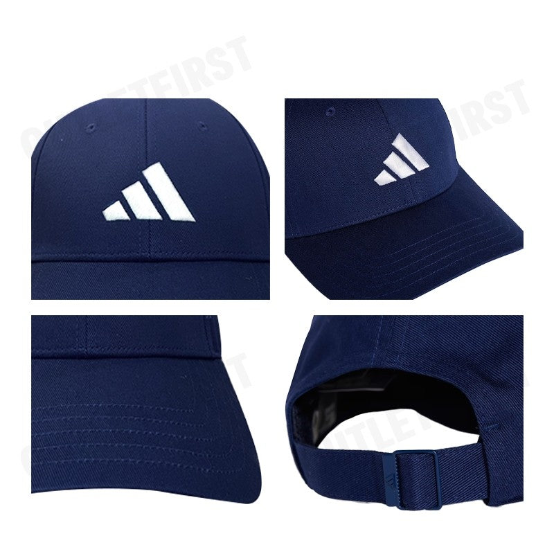 ADIDAS รุ่น NEW LOGO BASEBALL CAP CODE: JP0393 หมวกแก็ป หมวกเบสบอล หมวกสีกรม