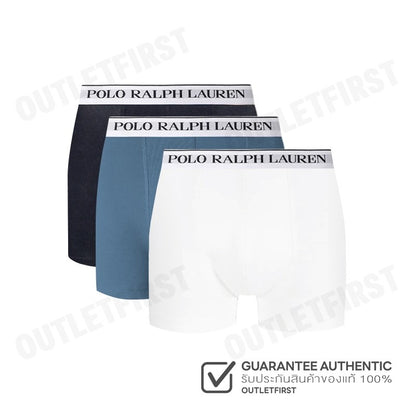 POLO RALPH LAUREN รุ่น MEN'S STRETCH COTTON 3 CLASSIC TRUNKS CODE: 714830299130 กางเกงชั้นใน กางเกงในผู้ชาย กางเกงในโปโล