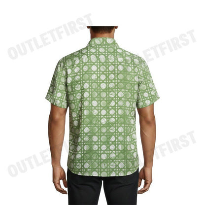 GUY LAROCHE รุ่น MAN'S HAWAIIAN SHIRT CODE: BAC7403S5GR เสื้อเชิ้ต เสื้อแขนสั้น เสื้อผู้ชาย