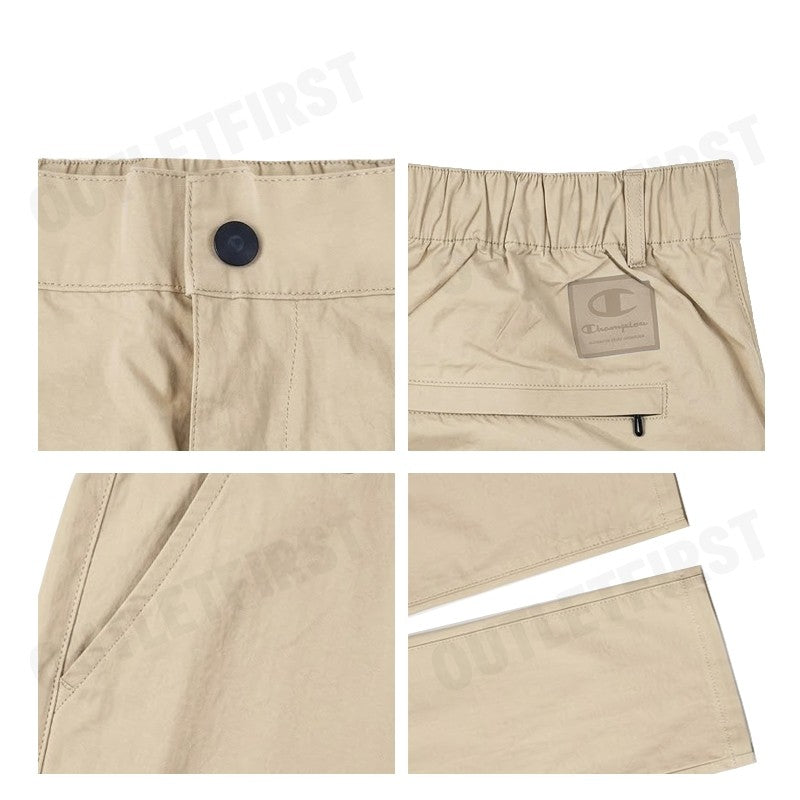 CHAMPION รุ่น MEN'S LONG PANTS CODE: 219768 YS073 กางเกงขายาวผู้ชาย กางเกงสีเบจ กางเกงแชมเปี่ยน