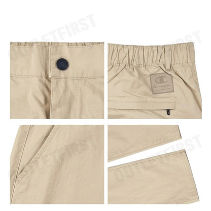 CHAMPION รุ่น MEN'S LONG PANTS CODE: 219768 YS073 กางเกงขายาวผู้ชาย กางเกงสีเบจ กางเกงแชมเปี่ยน