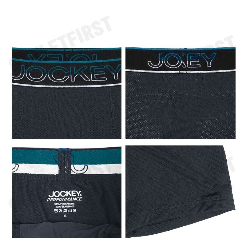 JOCKEY รุ่น PERFORMANCE BOXER TRUNK CODE: KU 3130 (DARK GREY) กางเกงชั้นในผู้ชาย กางเกงในบ็อกเซอร์ กางเกงจ็อคกี้