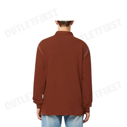 LACOSTE รุ่น MEN'S RELAXED FIT RUGBY SHIRT CODE KH2854 10 IB6 เสื้อโปโล เสื้อโปโลคอปก เสื้อผู้ชาย
