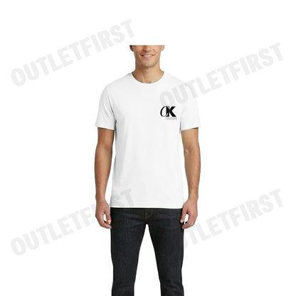 CALVIN KLEIN JEANS MONOGRAM LOGO MACRO SPORT GRAPHIC CLASSIC T-SHIRT COLOR WHITE CODE: 4RC837G YAA