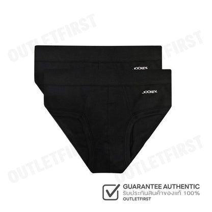 JOCKEY รุ่น MAN'S SEAMLESS WAISTBAND BRIEFS 2 PACK CODE: KU 1550N (BLACK) กางเกงชั้นใน กางเกงชั้นในผู้ชาย กางเกงจ็อคกี้