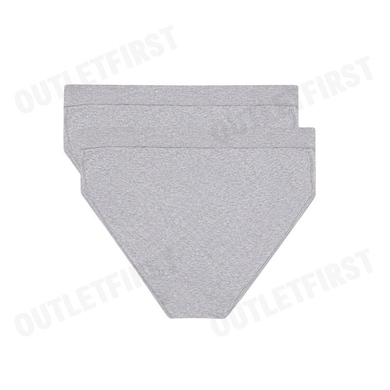 JOCKEY รุ่น MAN'S SEAMLESS WAISTBAND BRIEFS 2 PACK CODE: KU 1550N (GREY) กางเกงชั้นใน กางเกงชั้นในผู้ชาย กางเกงจ็อคกี้