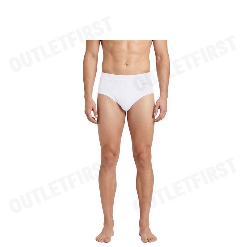 JOCKEY MAN'S SEAMLESS WAISTBAND BRIEFS 2 PACK COLOR WHITE CODE: KU 1550N (WHITE)