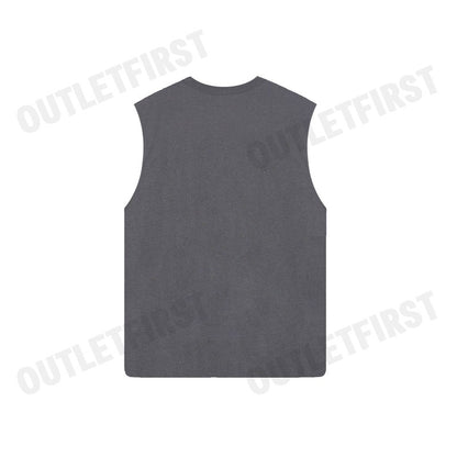 CALVIN KLEIN JEANS MEN'S RELAXED COTTON HEMP TANK TOP COLOR GREY CODE: 4RB254G PF1