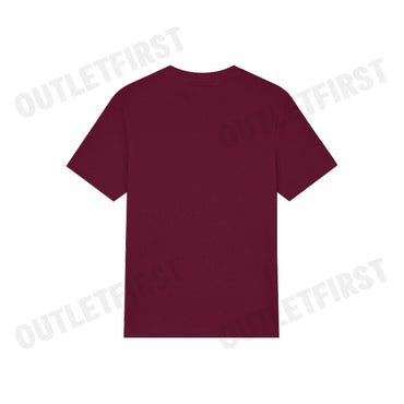 CALVIN KLEIN JEANS FADED LOGO GRAPHIC CLASSIC T-SHIRT COLOR BURGUNDY CODE 4RC819G VLP