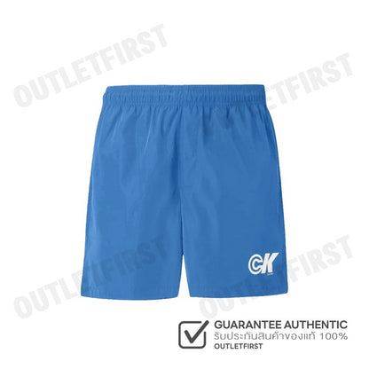 CALVIN KLEIN JEANS รุ่น MONOGRAM GRAPHIC PULL-ON SHORTS CODE: 4RC601G WRB กางเกงขาสั้น กางเกงสีน้ำเงิน กางเกงผู้ชาย
