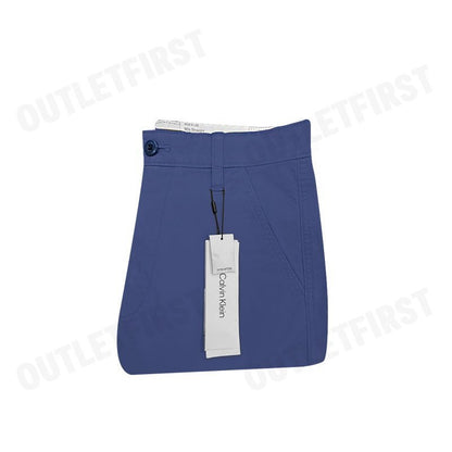 CALVIN KLEIN รุ่น 90S STRAIGHT TWILL CHINOS CODE: 4RB602G RLY กางเกงขายาว กางเกงสีน้ำเงิน กางเกงผู้ชาย