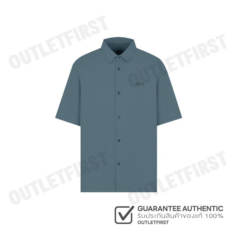 ARMANI EXCHANGE รุ่น MEN'S SHIRT CODE: 3DZC21 ZN3LZ 45AM เสื้อเชิ้ตแขนสั้น เสื้อผู้ชาย เสื้ออมานี่