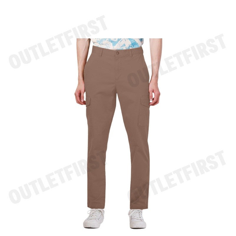 JOHN HENRY รุ่น MEN'S SLIM FIT PANTS (KHAKI) CODE: JH F324MPTSM04 กางเกงขายาว กางเกงผู้ชาย กางเกงทำงาน
