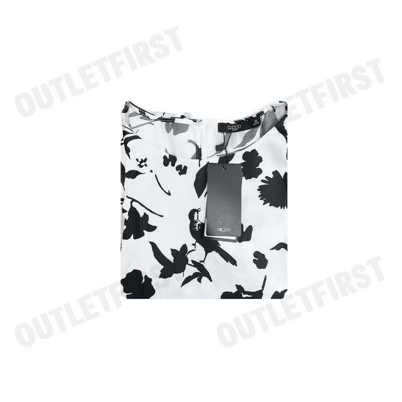 G2000 รุ่น WOMEN CLOTHING COLLARLESS BLOUSE LOOSE FIT CODE: 41241670 02 เสื้อเบลาส์ผู้หญิง เสื้อสีขาว เสื้อจีทูเทาซัน