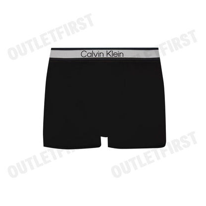 CALVIN KLEIN รุ่น TONAL LOGO MICROFIBER LOW RISE TRUNKS CODE: NB4089 UB1 กางเกงชั้นในผู้ชาย กางเกงใน กางเกงสีดำ