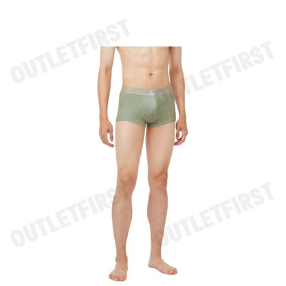 CALVIN KLEIN รุ่น ESTABLISHED LOW RISE TRUNK CODE: NB4079 PDA  กางเกงชั้นในผู้ชาย กางเกงใน กางเกงสีเขียว