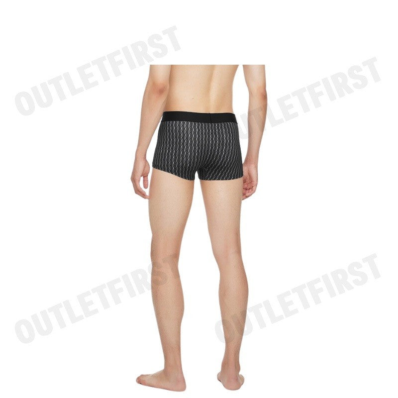 CALVIN KLEIN รุ่น ESTABLISHED LOW RISE TRUNK CODE: NB4079 PCR กางเกงชั้นในผู้ชาย กางเกงบ๊อกเซอร์ สีดำ กางเกงใน