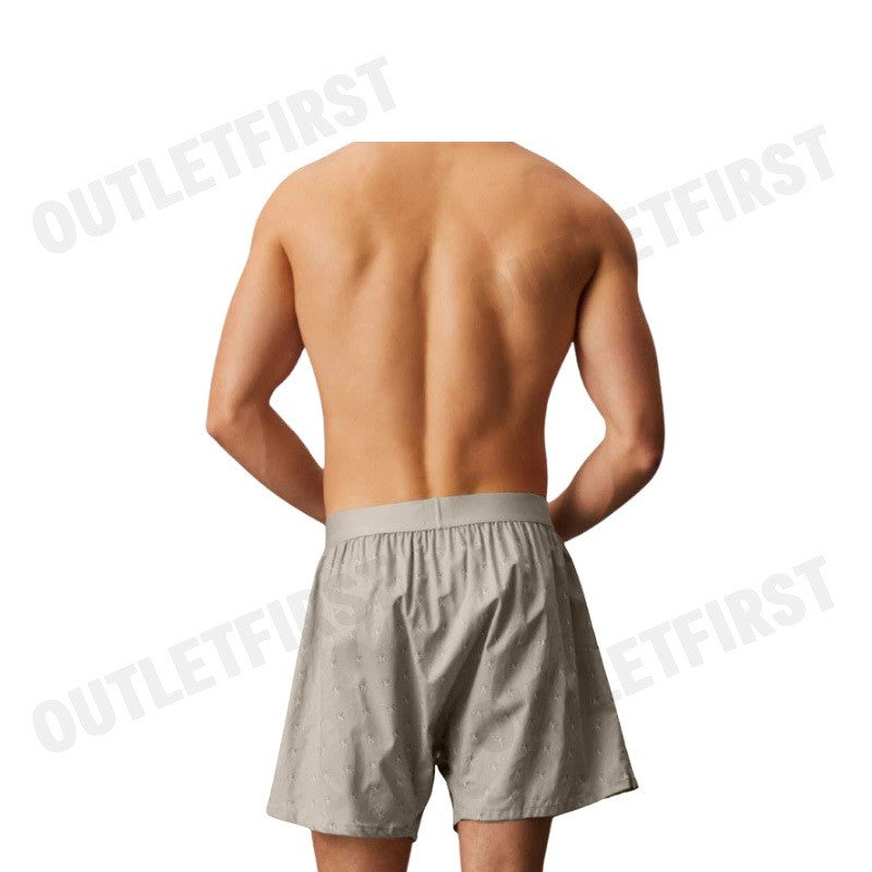 CALVIN KLEIN รุ่น MEN'S CK 1996 COTTON BOXER CODE: NM2654 PDA  บ๊อกเซอร์ กางเกงใน กางเกงขาสั้นผู้ชาย