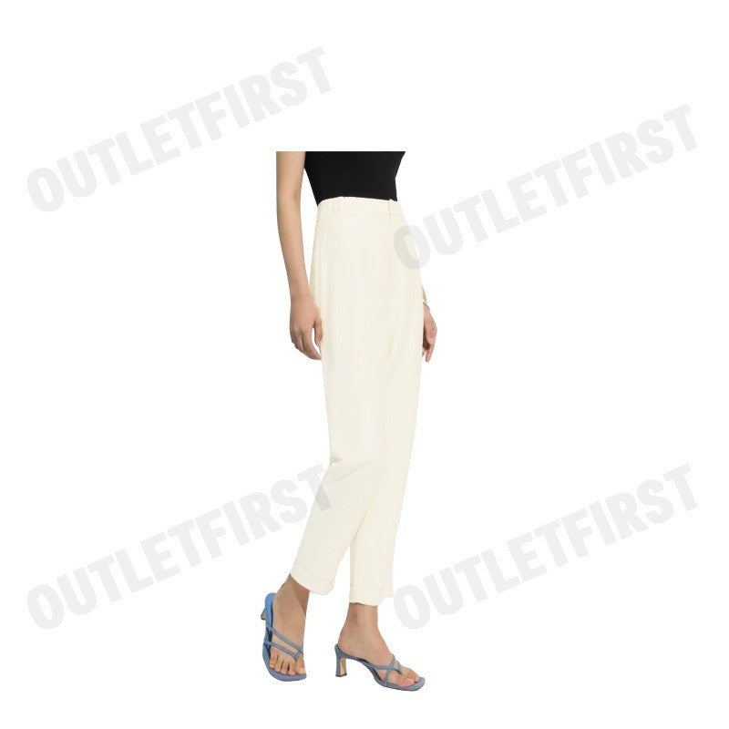 G2000 รุ่น WOMEN CLOTHING SILKY TOUCH BACK HALF TAPER PANTS TAPERED FIT CODE: 43266065 04 กางเกงขายาว ผู้หญิง กางเกงจีทู