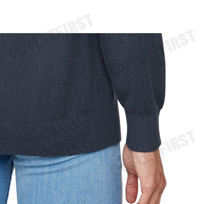 CALVIN KLEIN JEANS รุ่น MEN'S CK INTARSIA MIXED STITCH SWEATER CODE: J326453 BAN เสื้อสเวตเตอร์ เสื้อแขนยาว เสื้อผู้ชาย