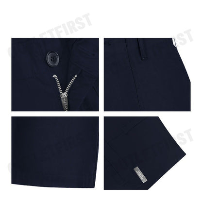 ARMANI EXCHANGE  รุ่น MEN'S SOFT YARN JOGGER PANTS WITH LOGO CODE: 3DZS28 ZN4JZ 15BA กางเกงขาสั้น กางเกงผู้ชาย สีกรม
