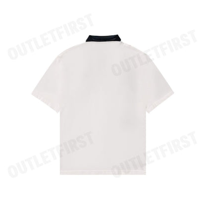 ARMANI EXCHANGE รุ่น MEN'S CLASSICS LOOSE FIT OFF WHITE POLO CODE: 6DZFJE ZJLFZ 1116 เสื้อโปโลผู้ชาย เสื้อสีขาว