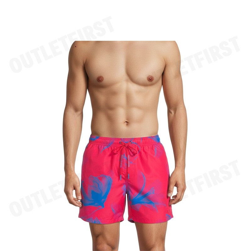 ARMANI EXCHANGE รุ่น MEN'S BOXER BEACHWEAR MID BOXER CODE: 953060 4R645 26973 กางเกงขาสั้นผู้ชาย กางเกงสีแดง กางเกอมานี่