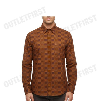 GUY LAROCHE รุ่น MAN'S LONG SLEEVES SHIRT CODE: BAB9203W3BR เสื้อเชิ้ต เสื้อแขนยาว เสื้อผู้ชาย